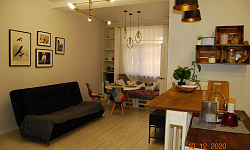 Отличная 3х комнатная квартира с мебелью и современным ремонтом.
