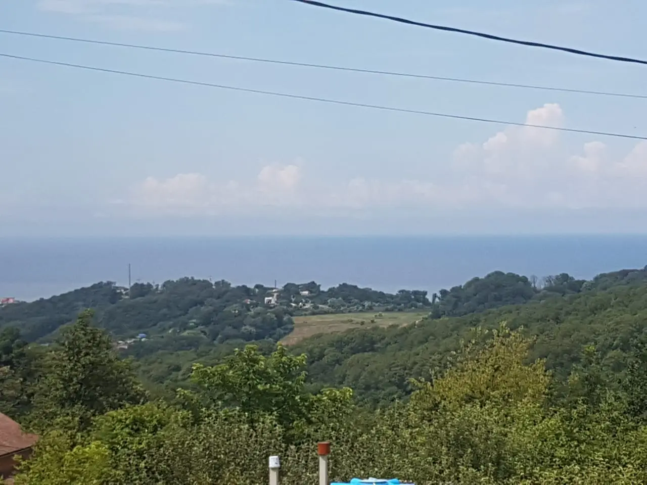 Участок с видом на море