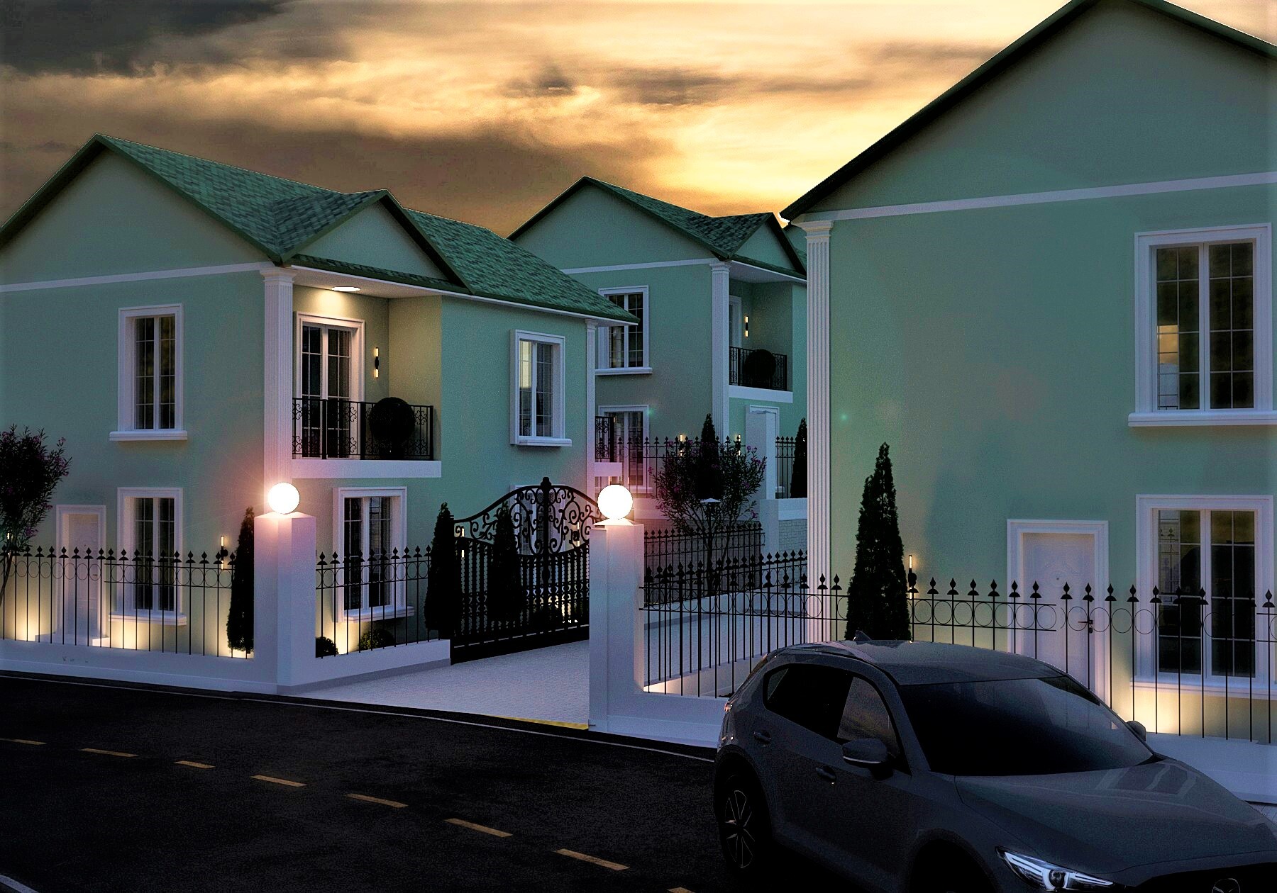 Дом в уютном камерном коттеджном поселке