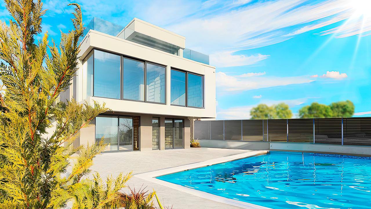 Вилла с видом на Олимпийский 