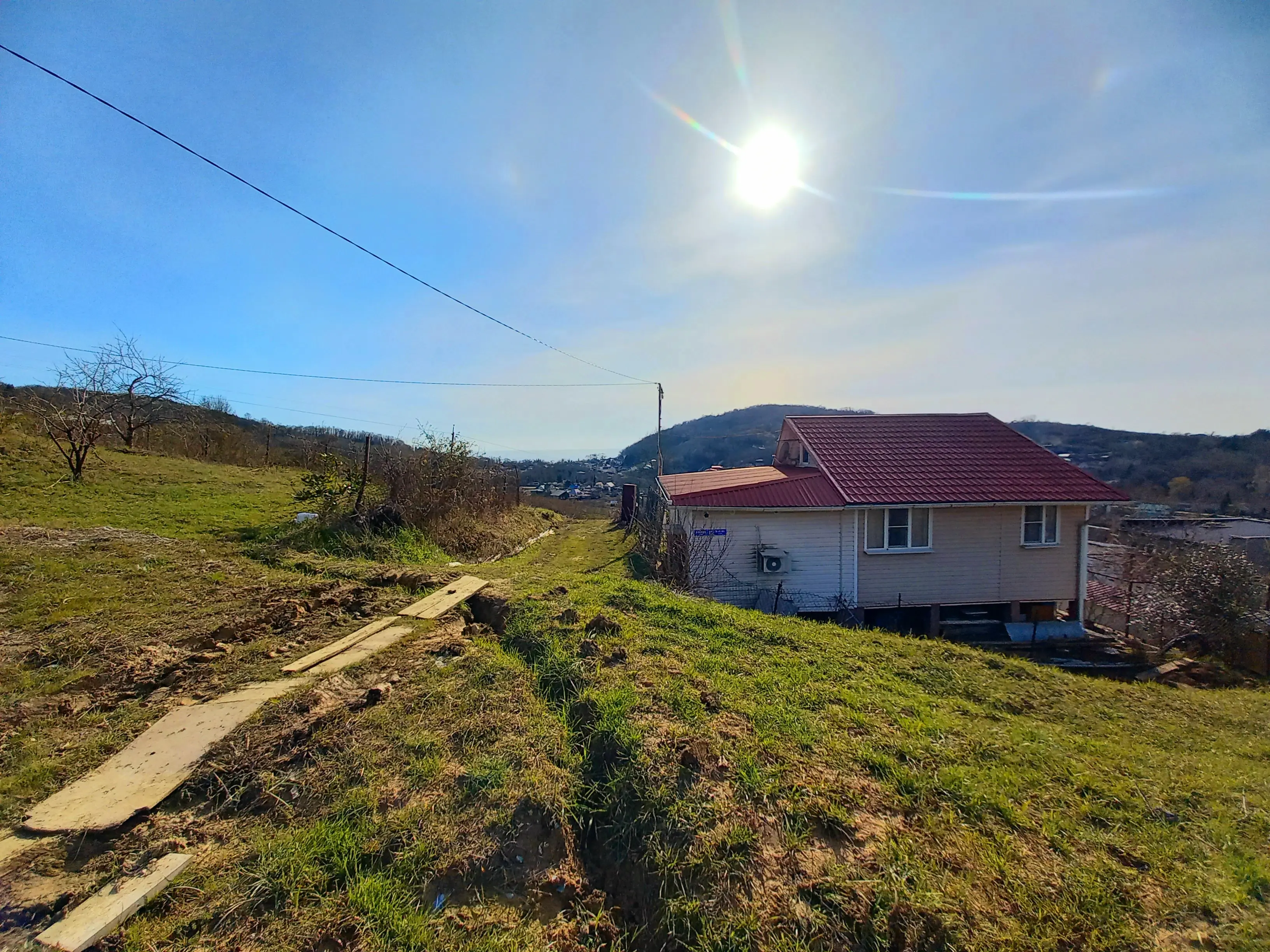 Участок с видом на море