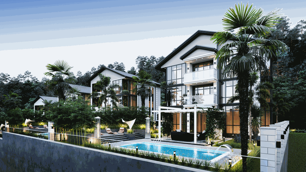 Современная вилла в центре Сочи