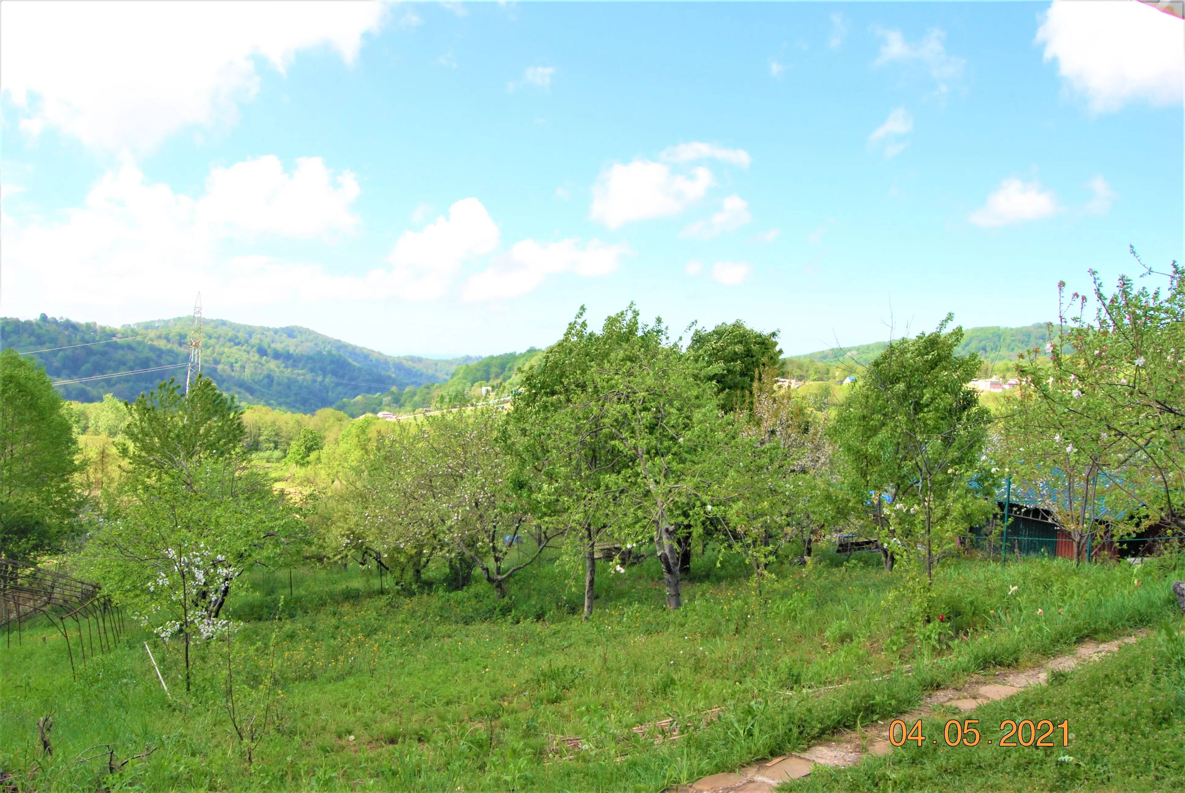 Шикарный участок утопающий в зелени