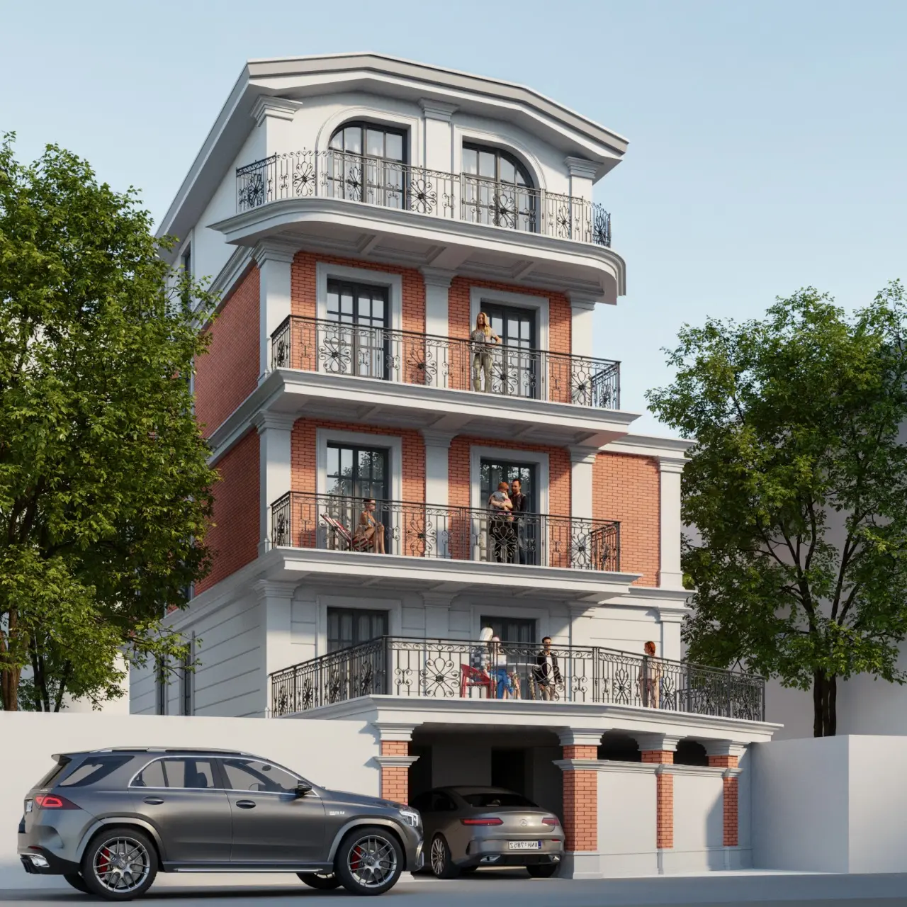 Гостиница в центре курорта 