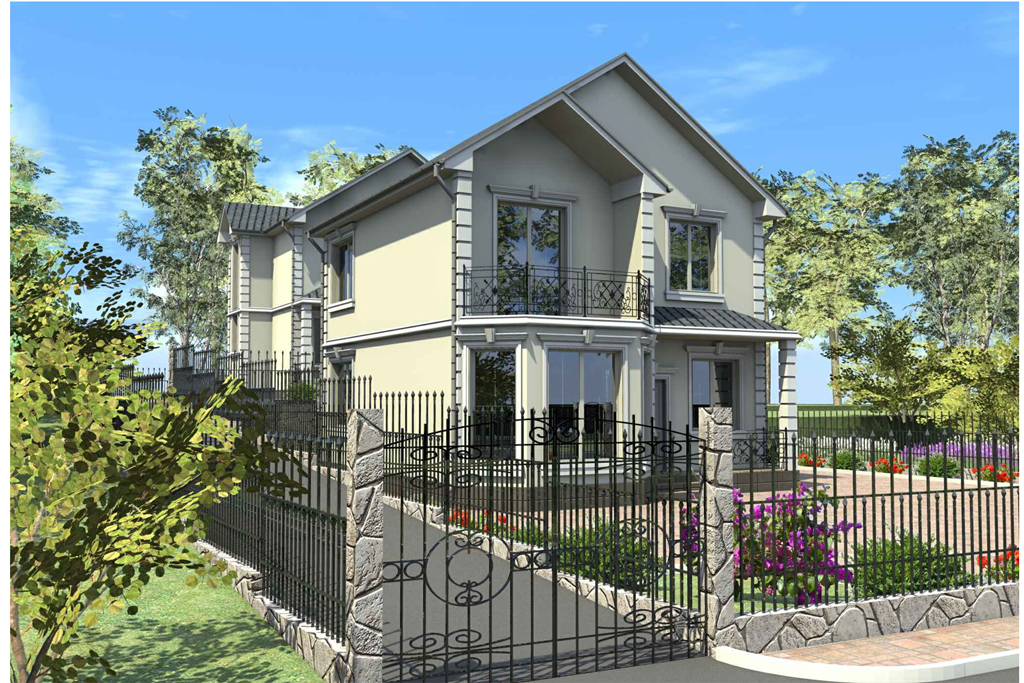 Коттеджный поселок в классическом стиле