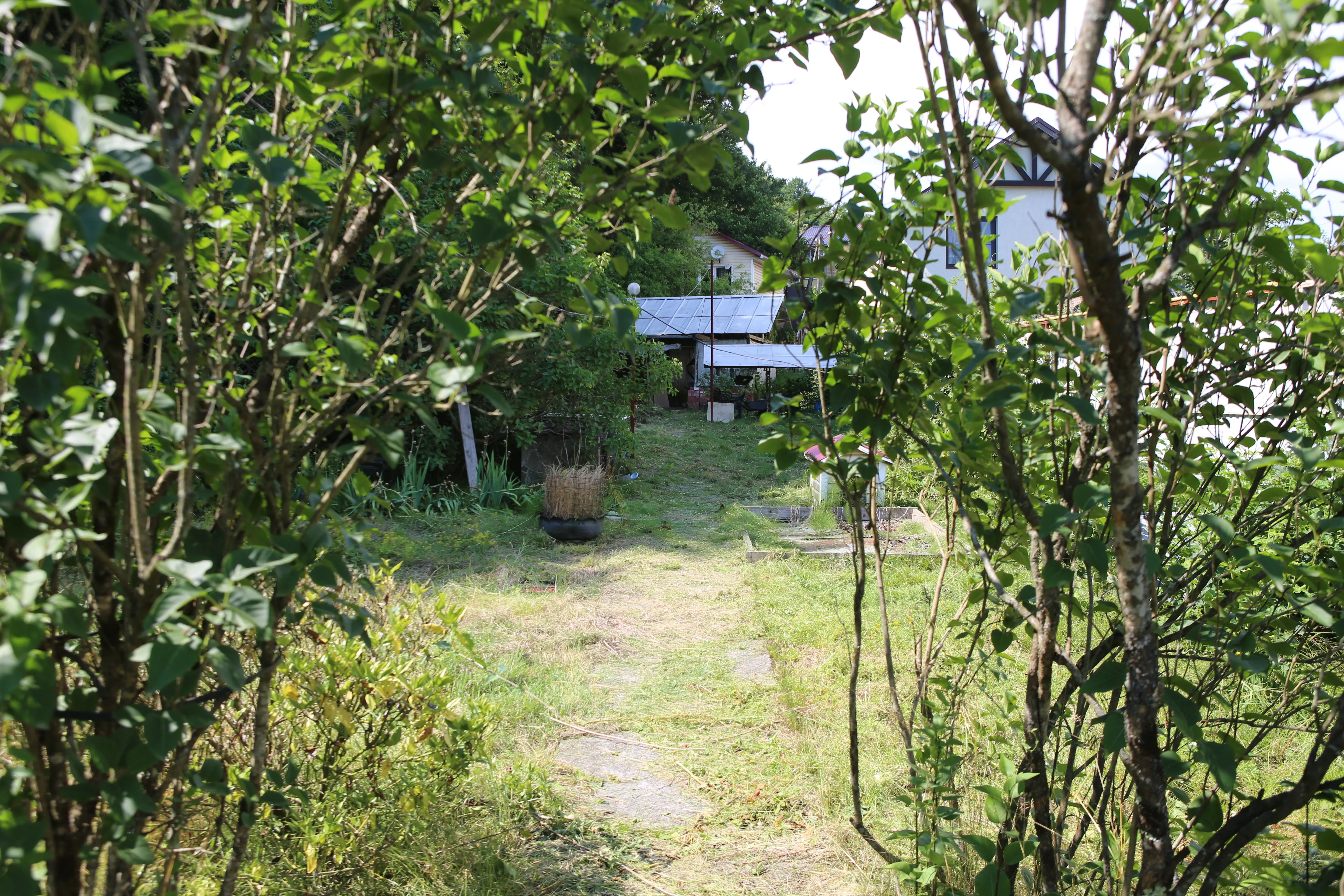 В тихом месте, но в то же время в городе