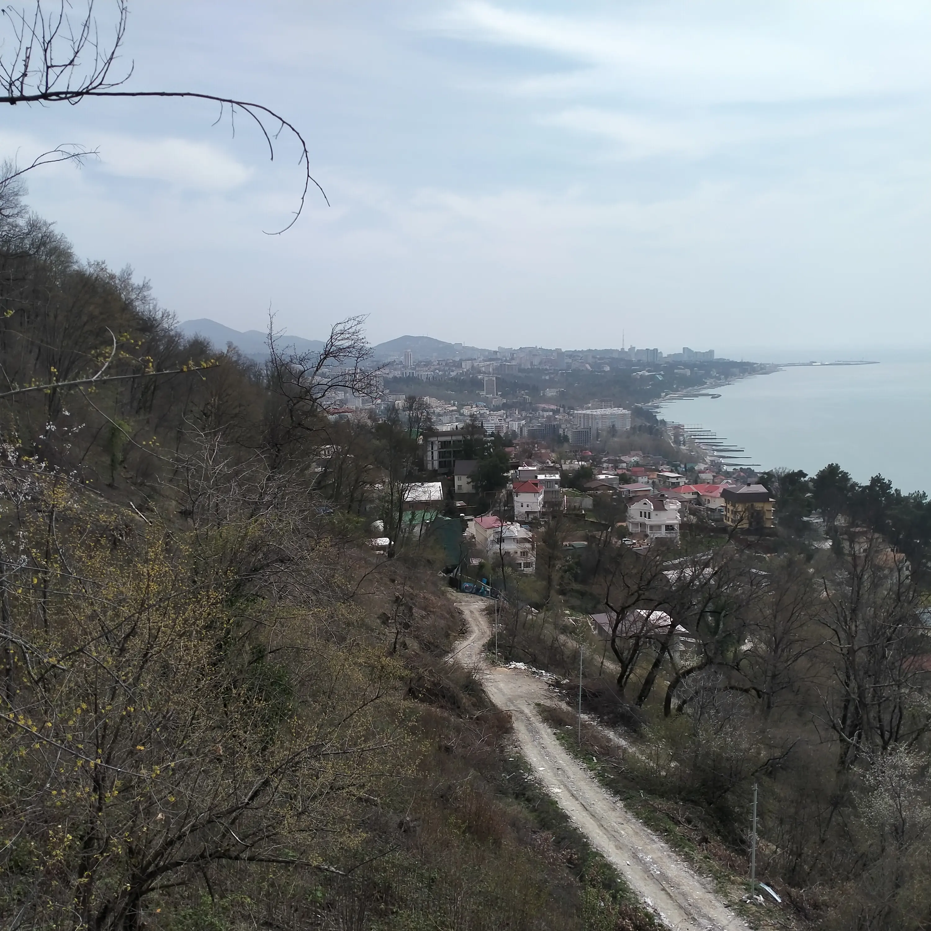 Участок с видом на море