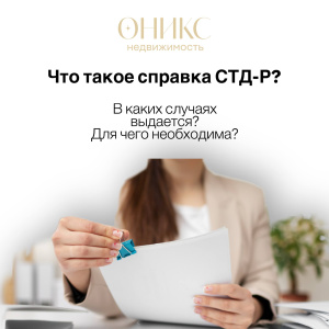 Что такое справка СТД-Р?
