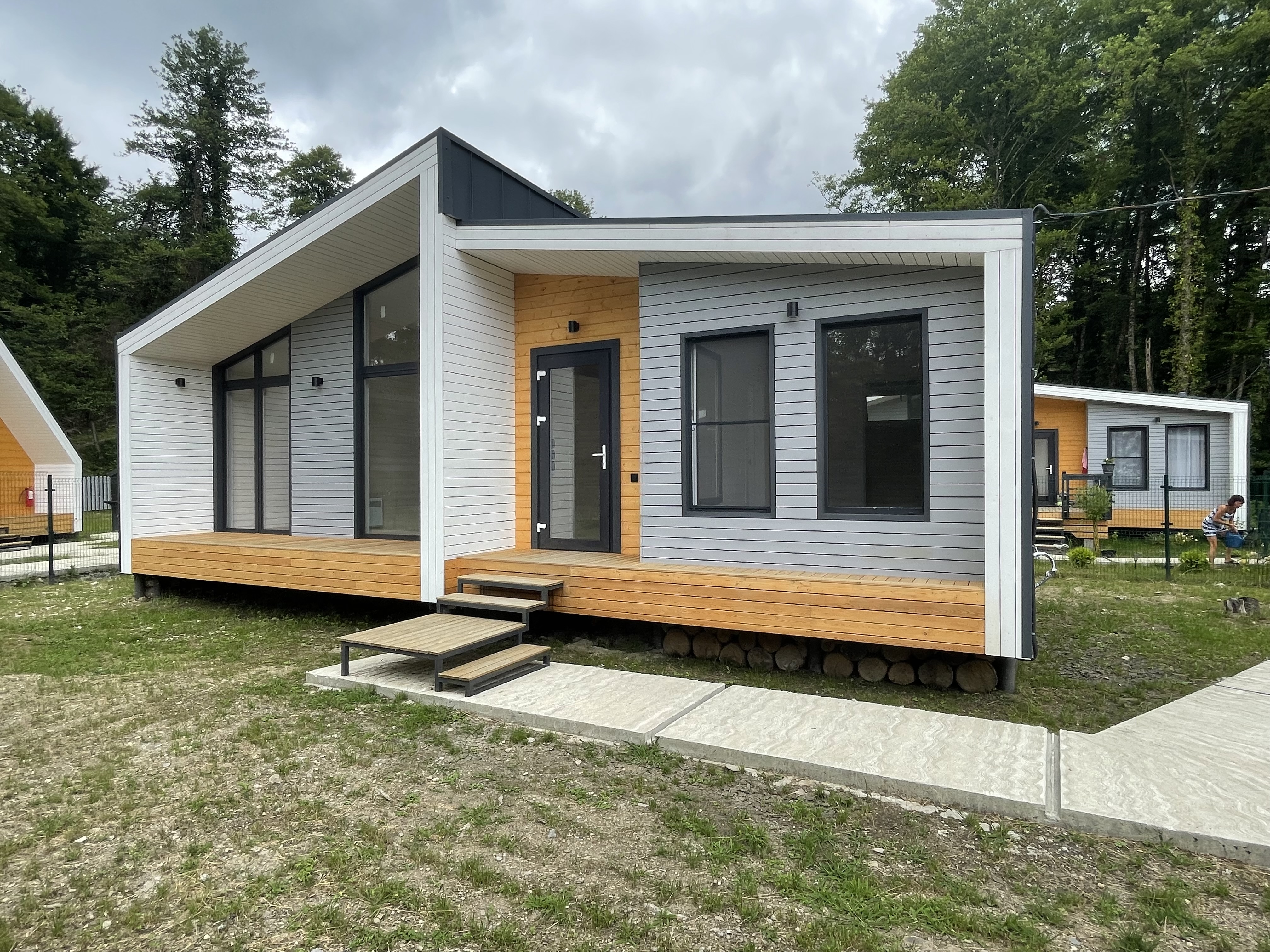 Дом в горах,прекрасный вид