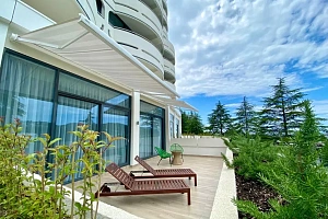 Апартаменты у моря с дизайнерским ремонтом 