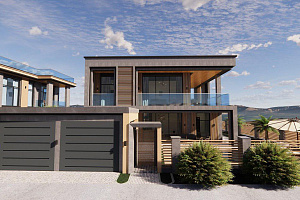 Коттеджный посёлок в Сириусе - стиль хай-тек ...