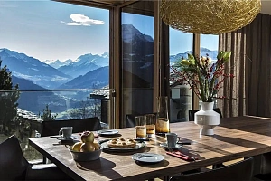 Горные вершины из Вашего окна 