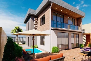 Новый дом с бассейном