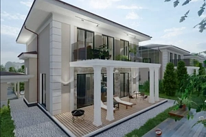 Дом в элитном коттеджном посёлке 