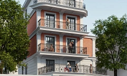 Гостиница в центре курорта 