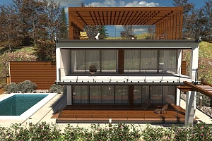 Коттеджный поселок в окружении национального ...