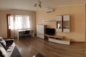 Просторная чистая квартира с мебелью и техник...