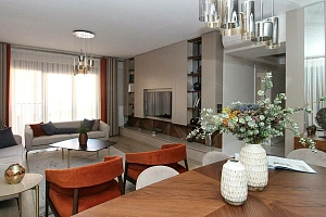 Дизайнерская квартира с панорамным видом на м...