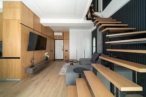 Двух-этажная квартира с видом на море в центр...