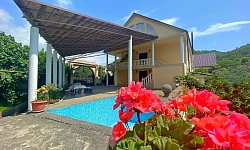 Дом, утопающий в зелени